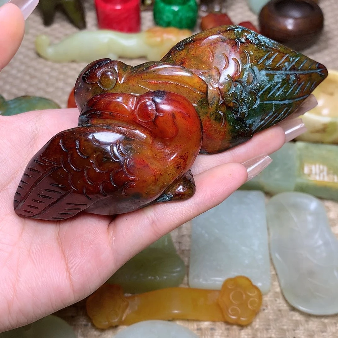 白玉菩提吊坠挂件