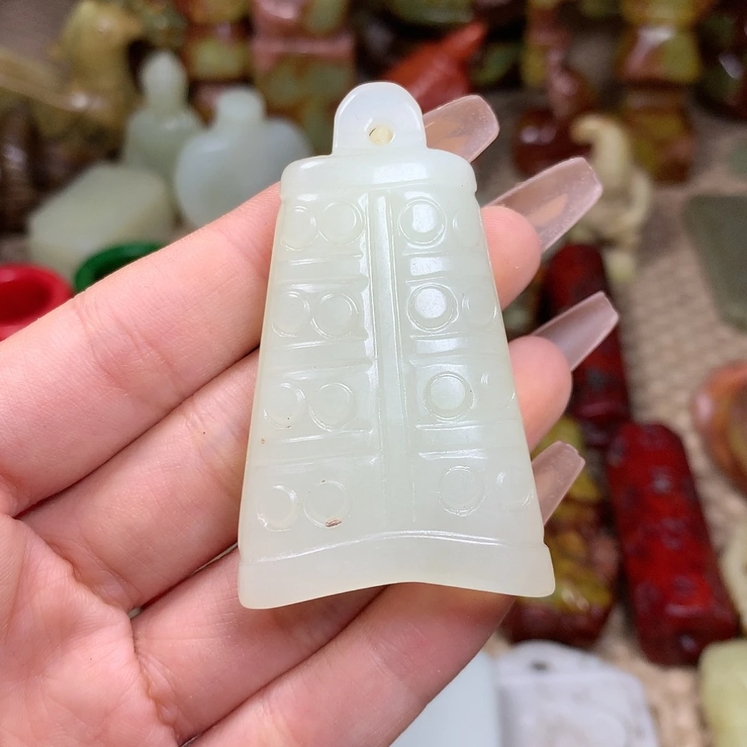 白玉菩提吊坠挂件