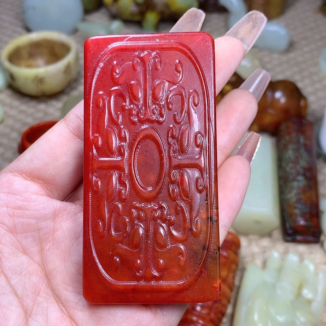 白玉菩提吊坠挂件