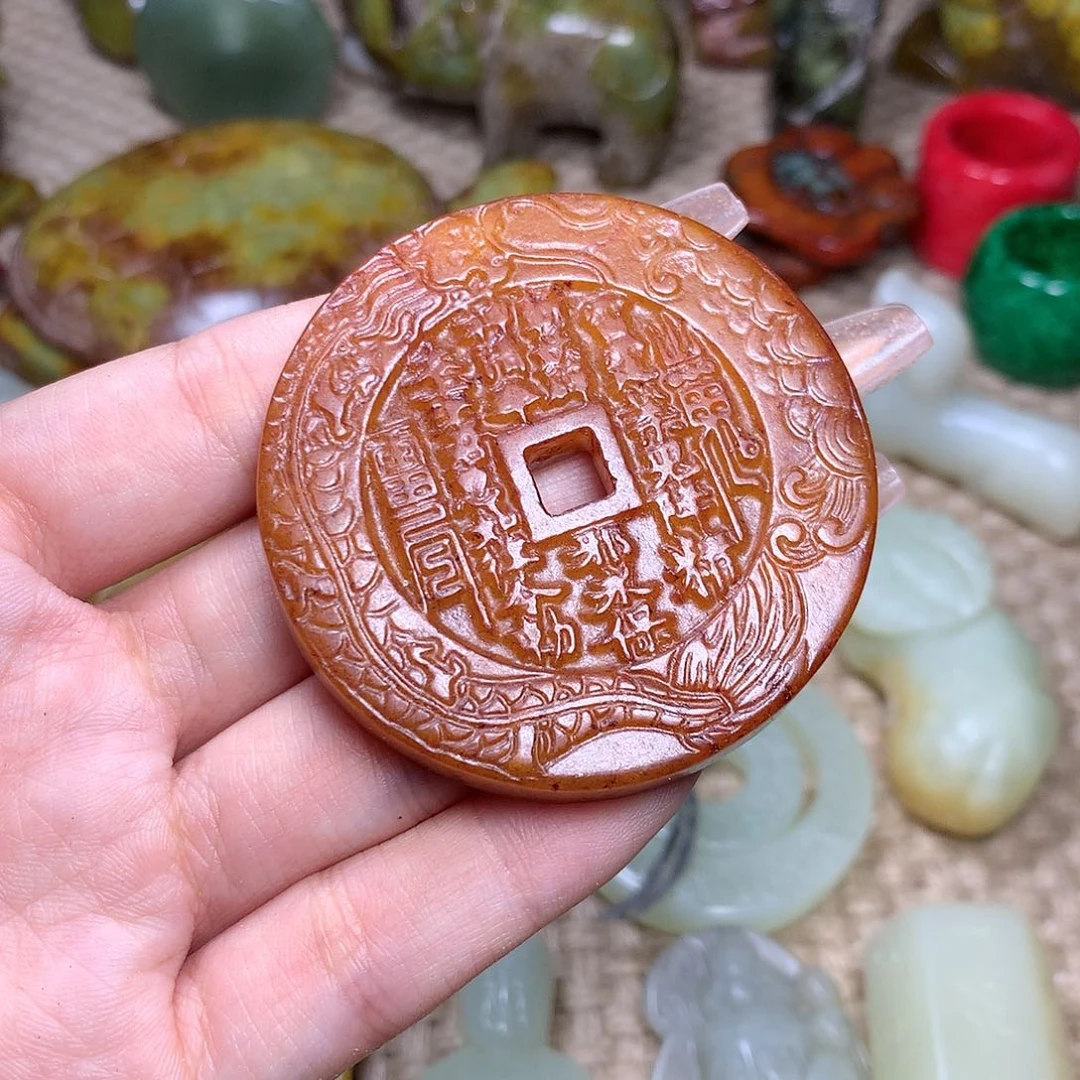 白玉菩提吊坠挂件