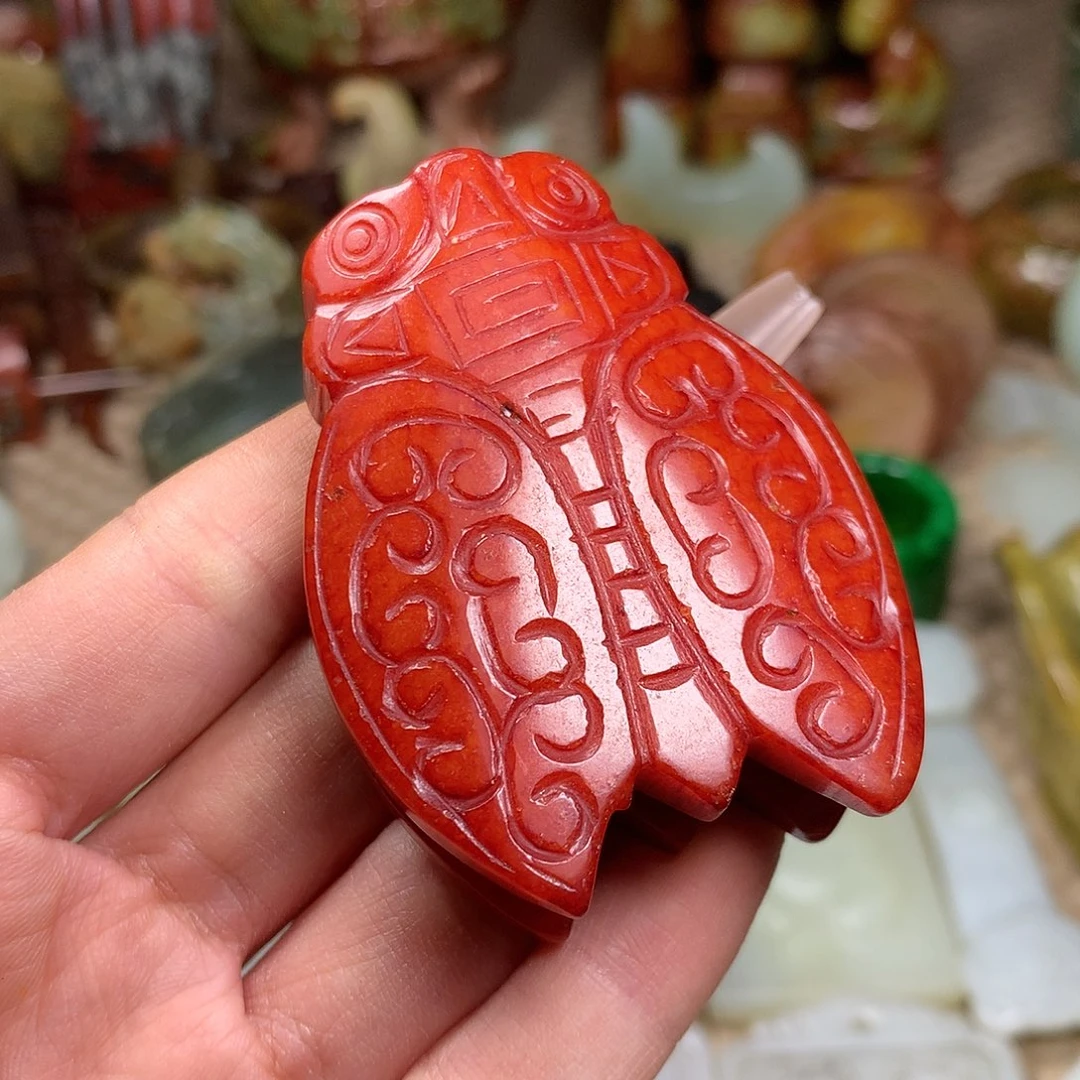 白玉菩提吊坠挂件