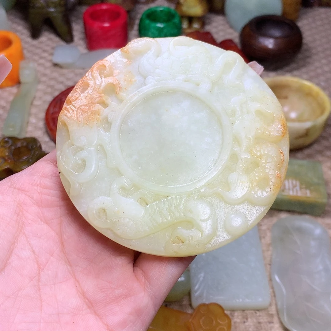 白玉菩提吊坠挂件
