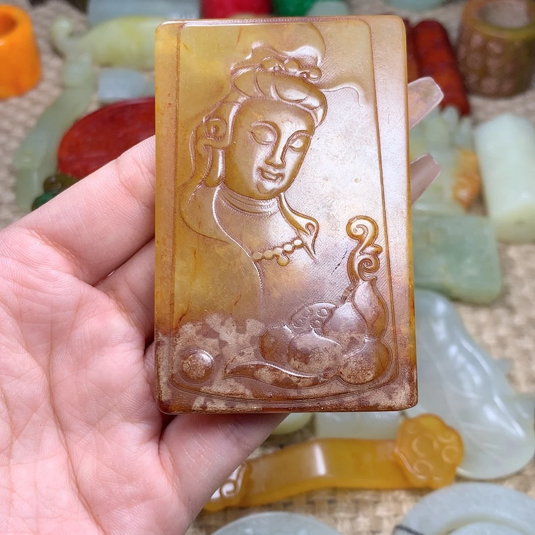 白玉菩提吊坠挂件