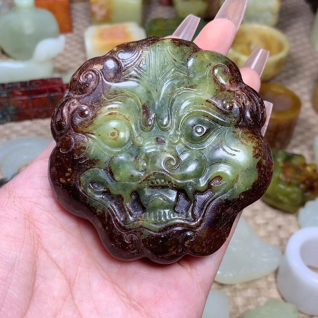 白玉菩提吊坠挂件