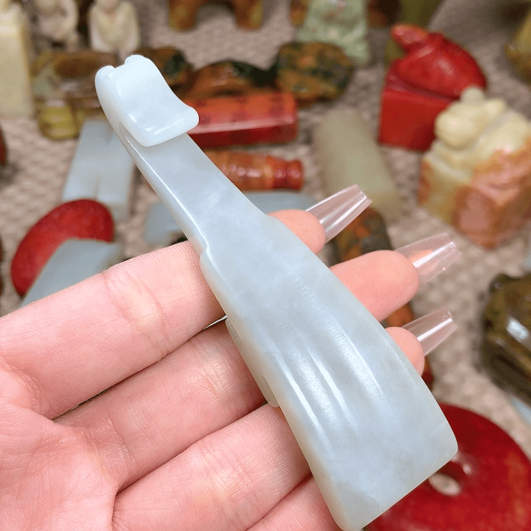 白玉菩提吊坠挂件