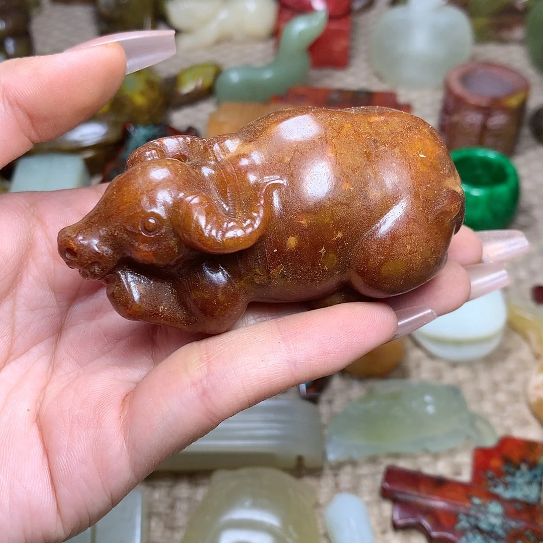 白玉菩提吊坠挂件