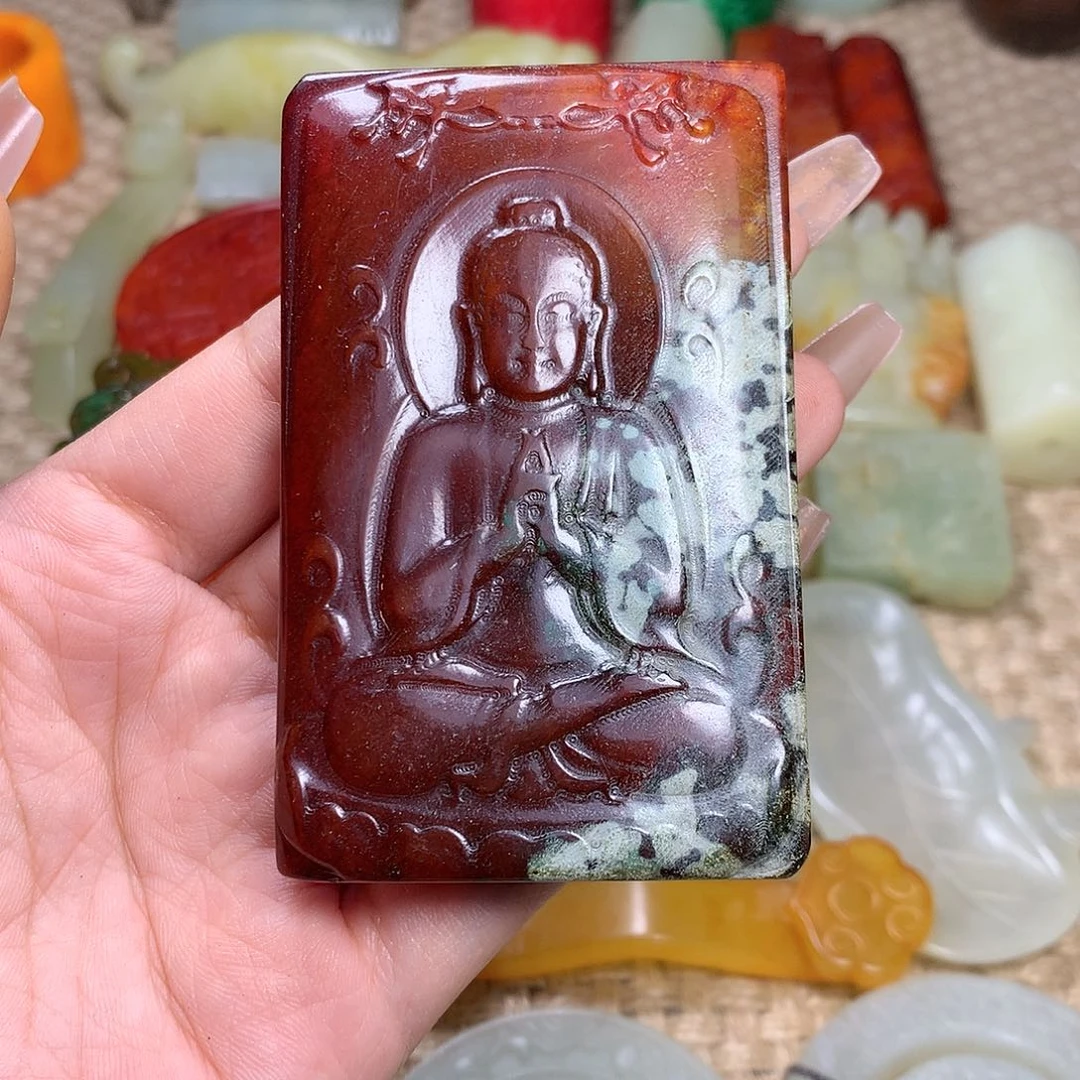 白玉菩提吊坠挂件