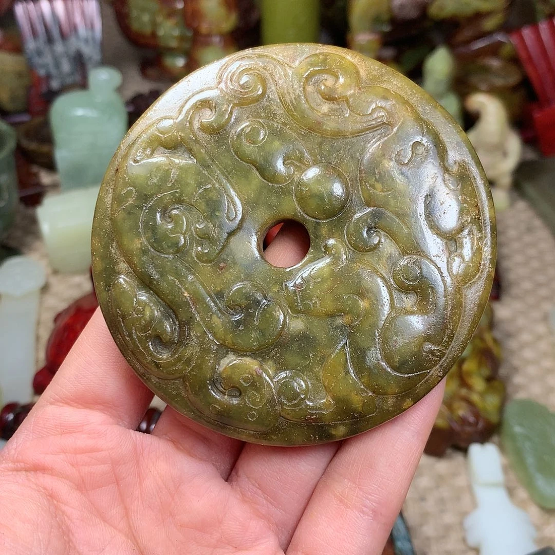 白玉菩提吊坠挂件