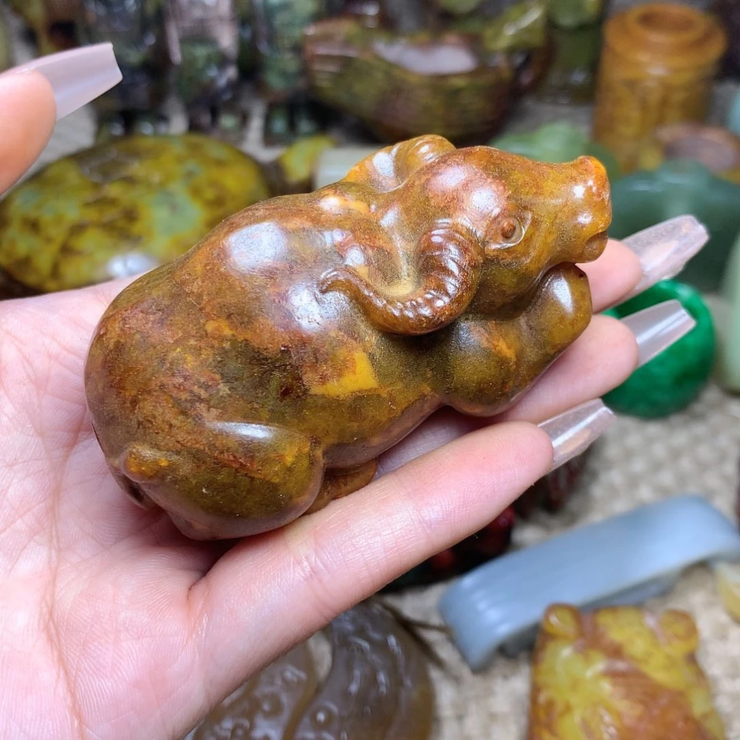 白玉菩提吊坠挂件