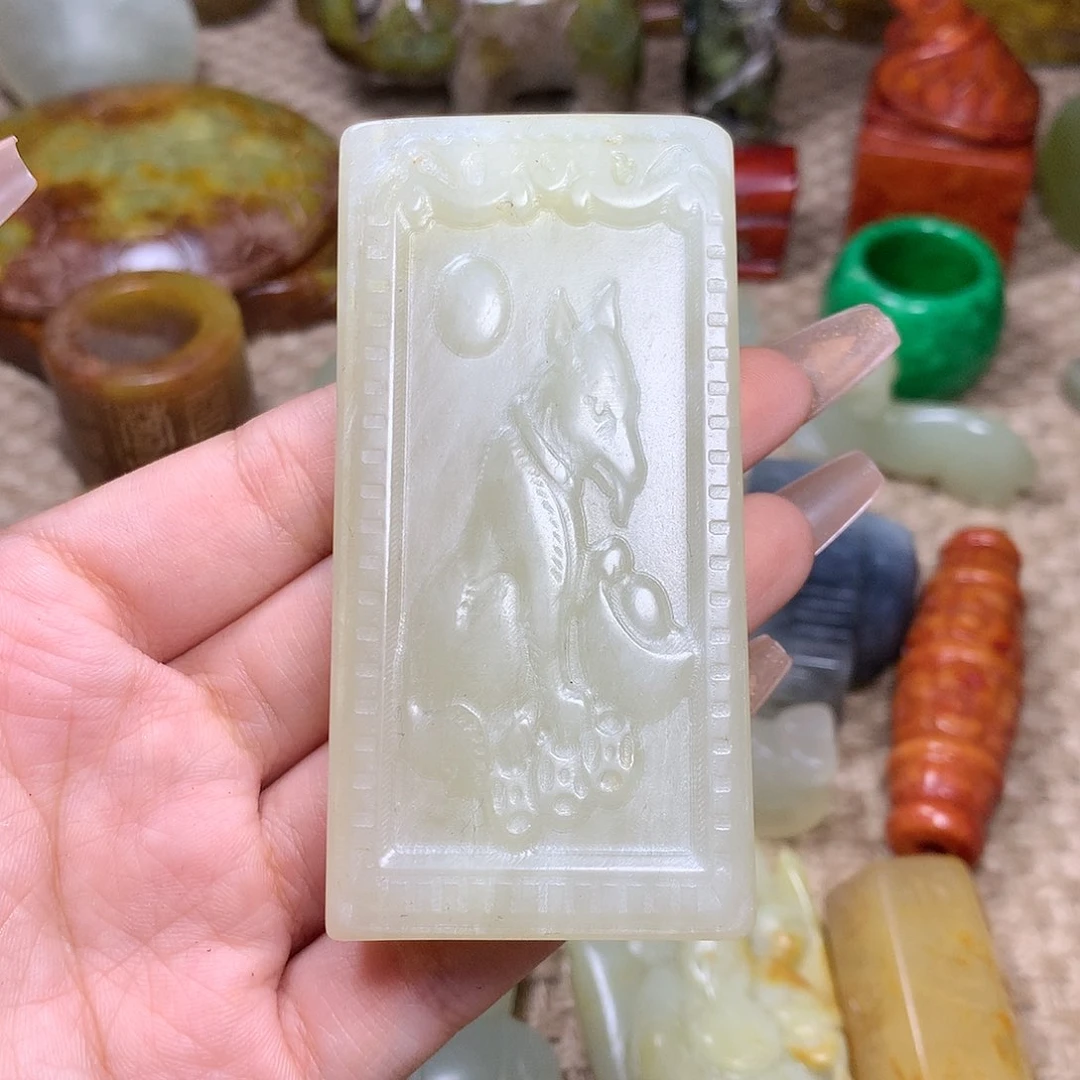 白玉菩提吊坠挂件