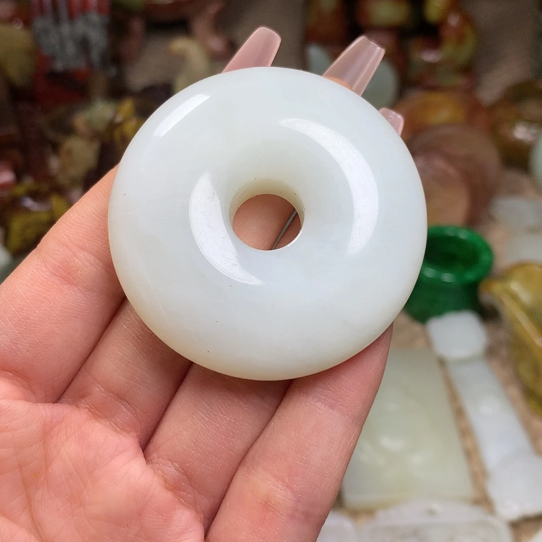 白玉菩提吊坠挂件