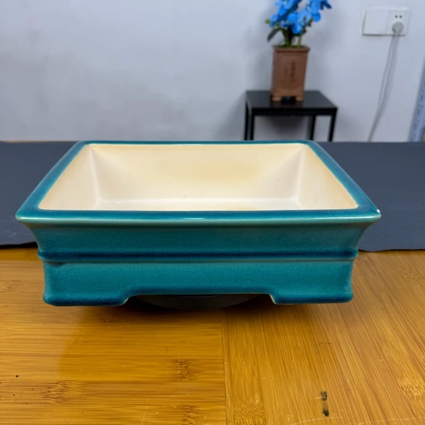 宜兴紫砂花盆釉水大马槽24x16x7花盆