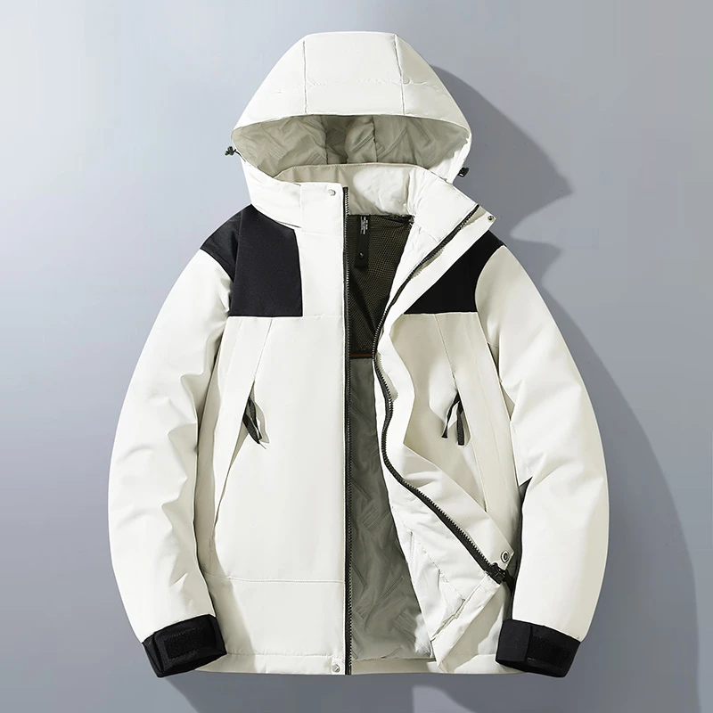 【升级款石墨烯】男女同款冲锋衣情侣冬装保暖爆款棉服K1998