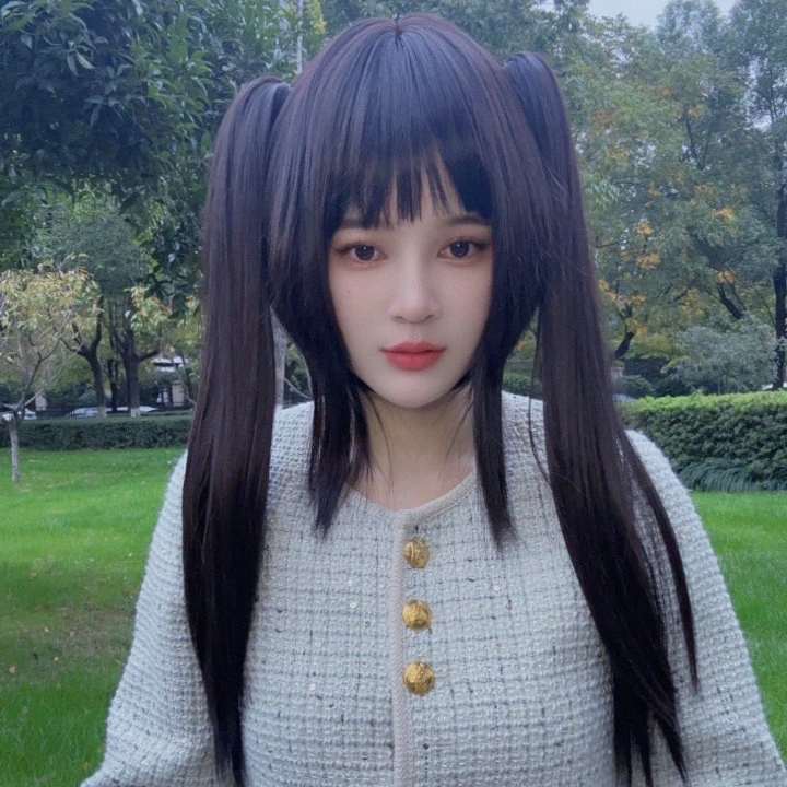 顺程假发 小虎口夹马尾 萝莉 日常韩系 甜美可爱假发