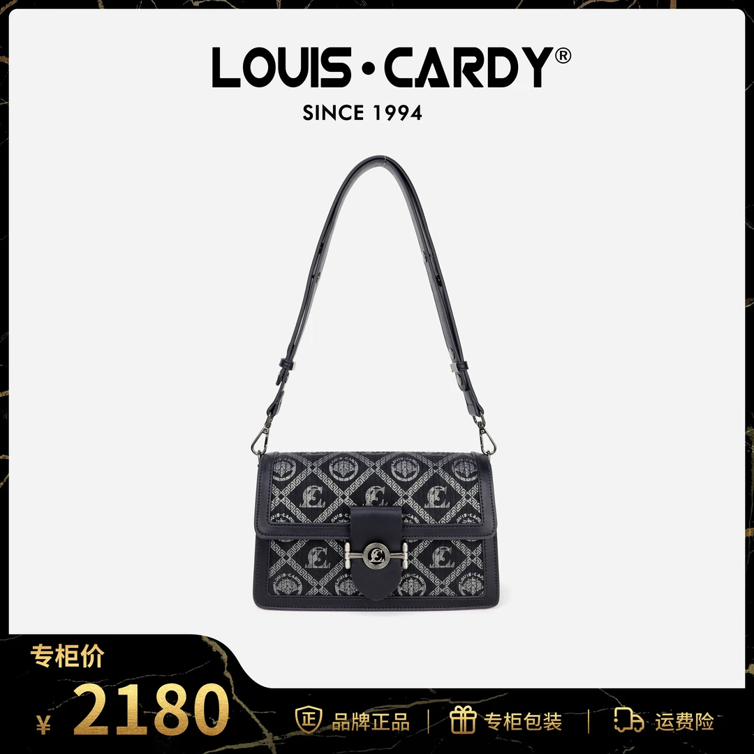 【双11】路易卡迪Monogram马衔扣单肩斜挎包龙年穿搭流行女包