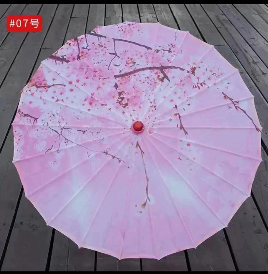 【油伞】锦莨香云纱古装伞油纸舞蹈伞汉服女股份防雨防晒装饰品