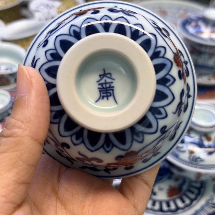 楚*瑾景德镇陶瓷釉里红