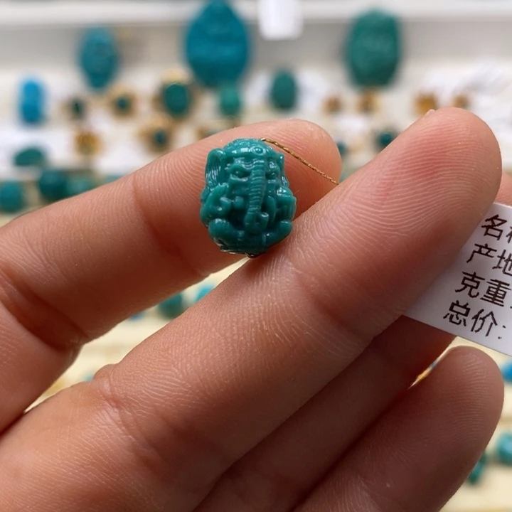 绿松石珠宝奇石未镶嵌