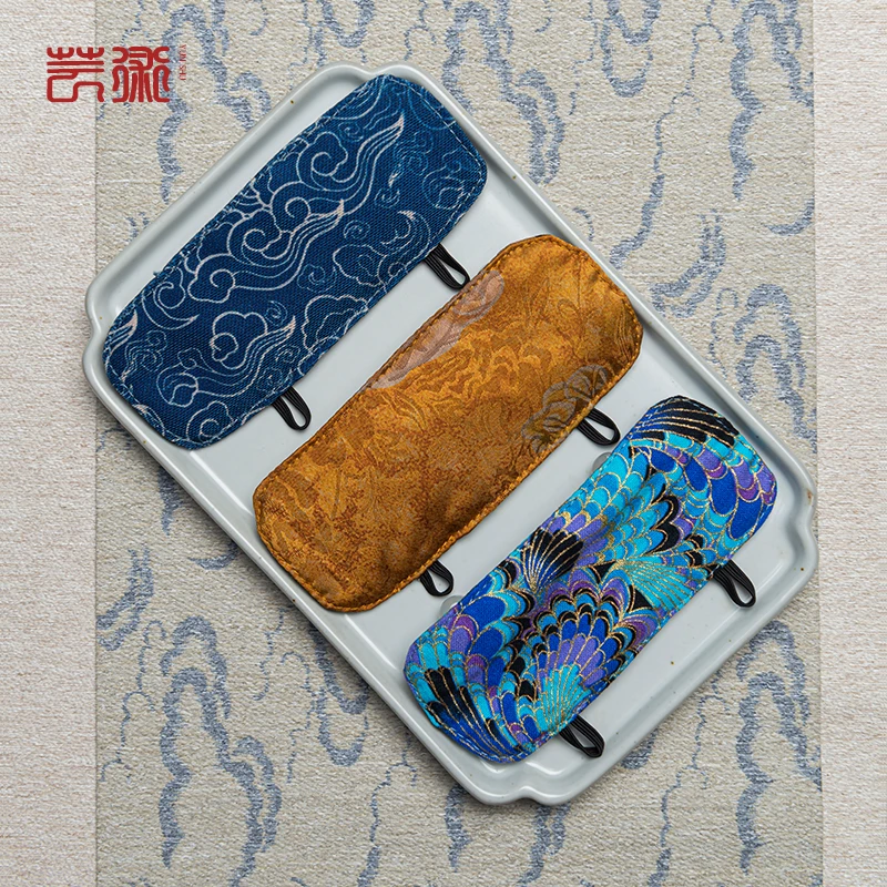 芸术云艺堂大号茶垫银壶布把手垫提梁隔热布加厚茶壶纯手工家用