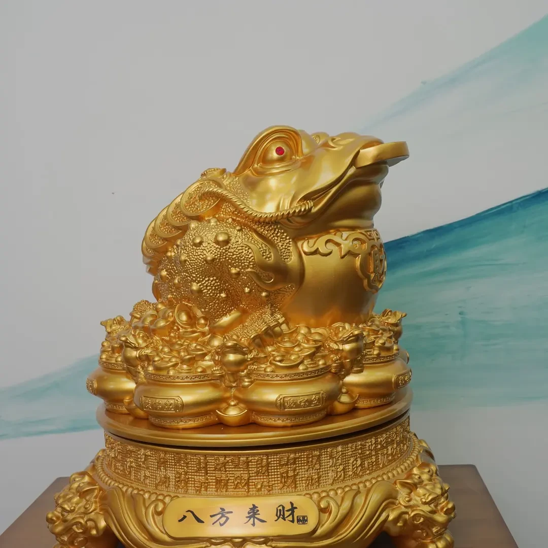 八方来财鎏金铜金蝉(JLY)公司开业 办公室 商务 礼品