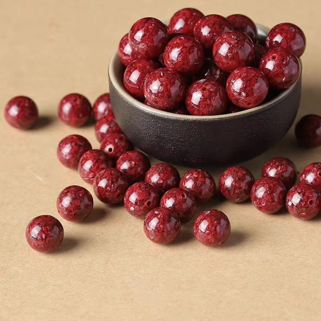 含辰砂工艺品坤选紫金定向（定项链接）双面手工编织时尚挂坠