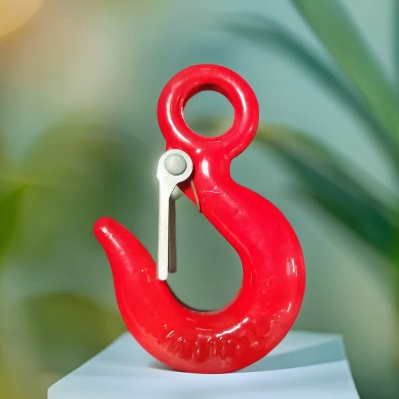 环眼钩带保险扣眼型吊钩起重钩子最小0.5吨小吊钩小钩子小眼吊钩