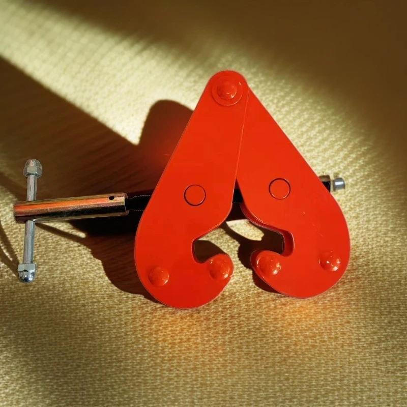 钢轨夹，工字钢夹轨道夹钳，铁轨夹，钢板夹持器