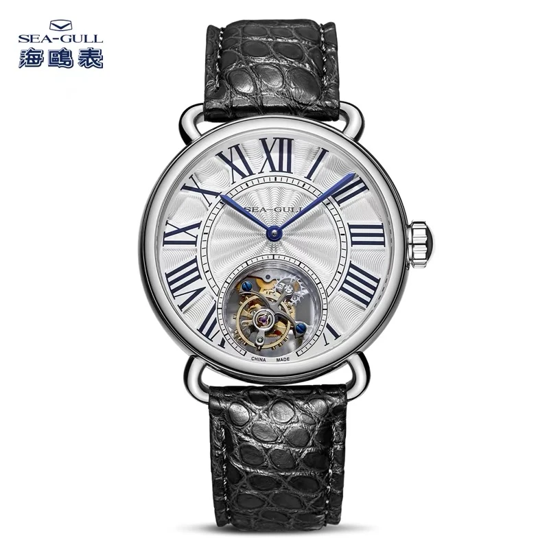 海鸥男士陀飞轮腕表手表男款轻奢时尚防水经典腕表