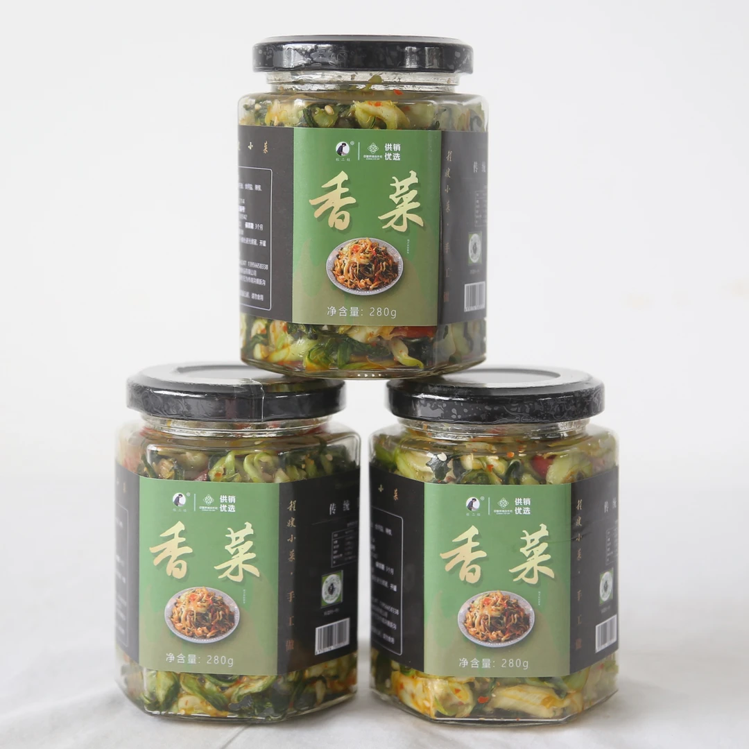 程嫂小菜 安徽特产零食下饭菜即食 香菜 280g/罐