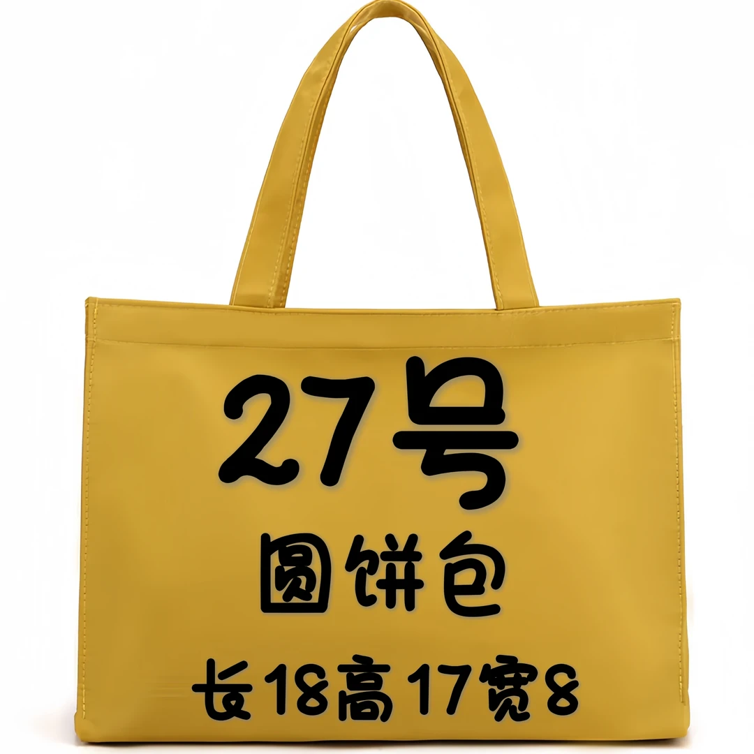 A27号长19高8宽18（厘米）经典托特手提圆饼包-3201