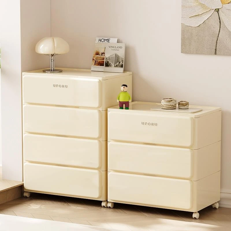 收纳柜多层抽屉式免安装客厅五斗柜可移动储物箱置物架卧室床头柜
