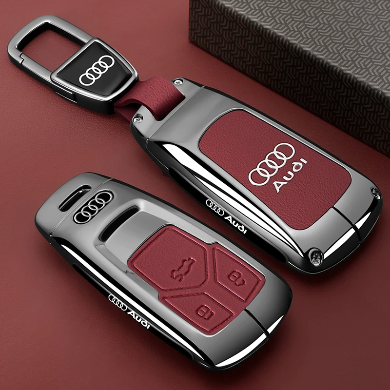 2025款奥迪q5l专用钥匙套24新款a4l高级车钥匙全包保护套壳扣男女