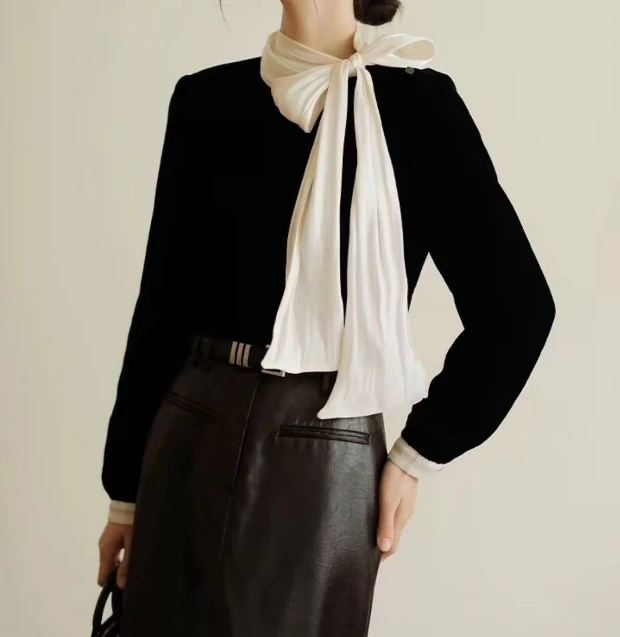 辣妹女装金丝绒上衣秒变甜妹气质高贵时尚洋气三三店