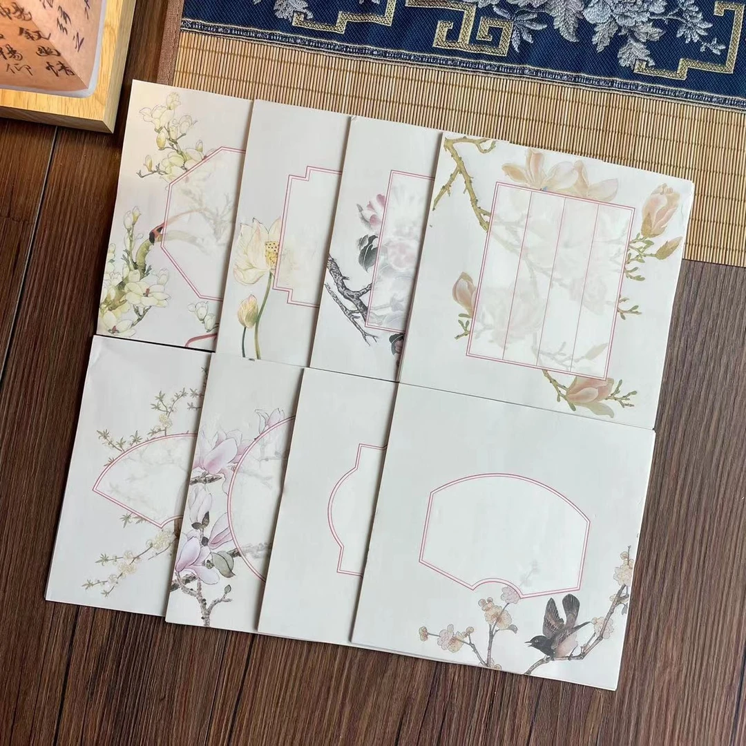 静德斋·微喷蜡染【恣意小笺】小楷行草书小作品半生半熟宣纸