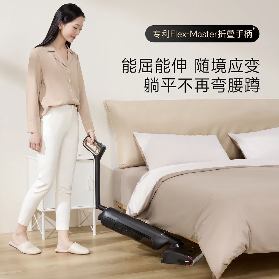 MOVA洗地机M10pro躺平热水洗吸拖不缠毛折叠大师cp