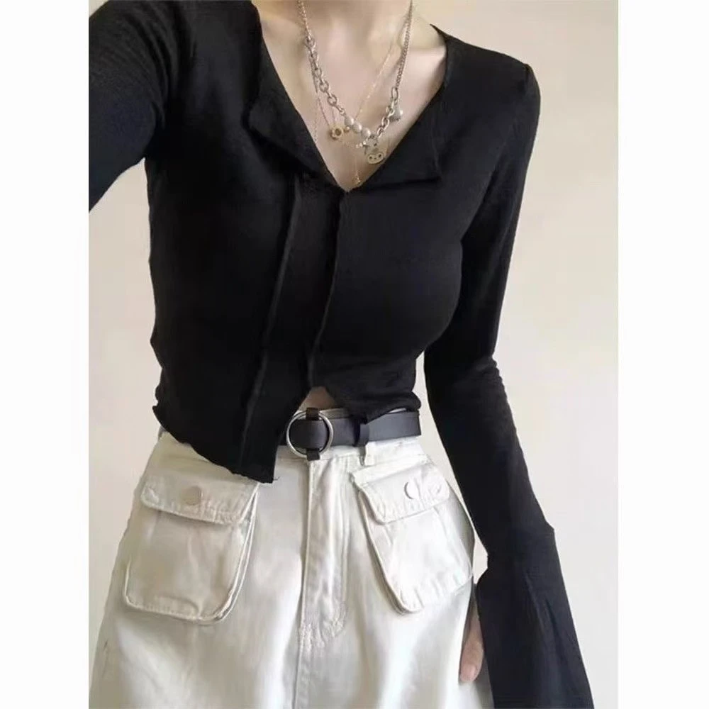 B10【心02-50】秋冬辣妹长袖T恤【以直播间实物为准】