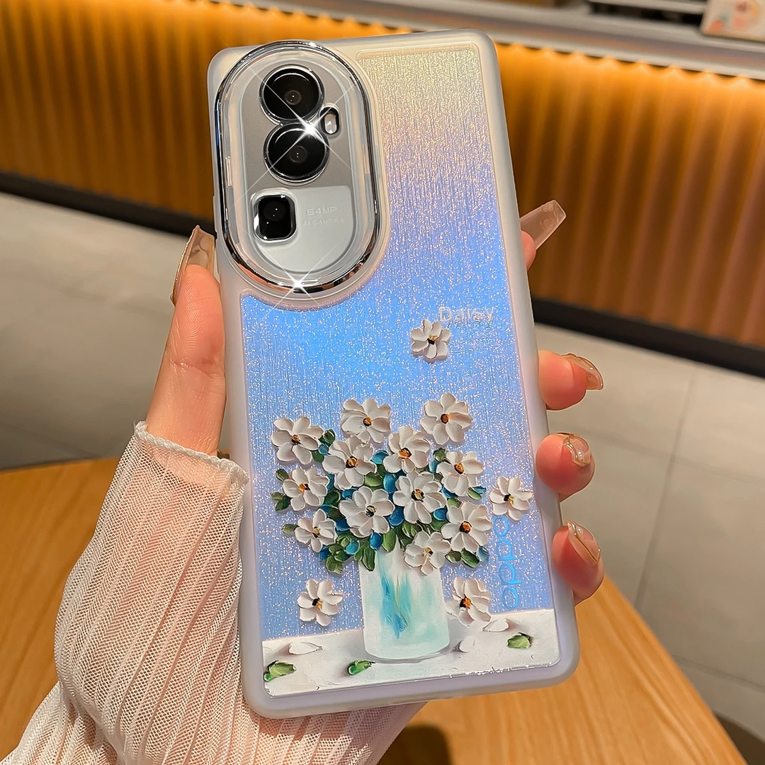 潮多米适用opporeno10手机壳reno10pro女款pro+网红透明镜头全包