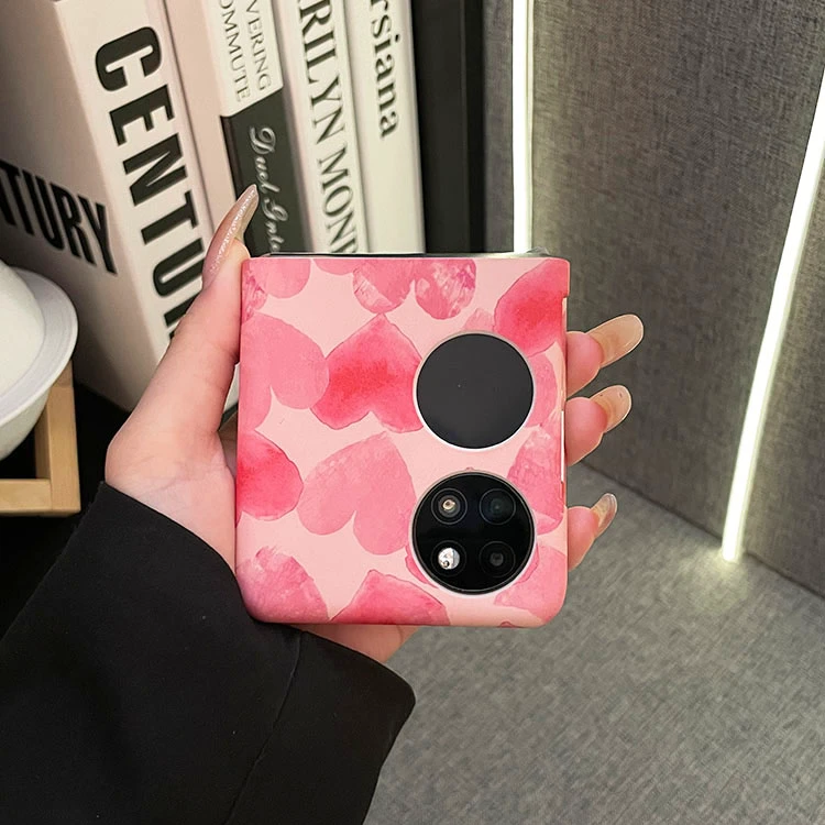 爱心适用华为p50pockets手机壳pocket2超薄肤感purax小米mixflip2