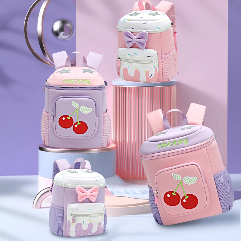 新款幼儿园书包女孩儿童2-4-6岁小中大班轻便防走失宝宝背包