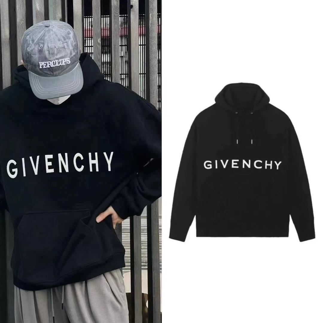 GIVENCHY纪梵希 大字母logo帽衫卫衣