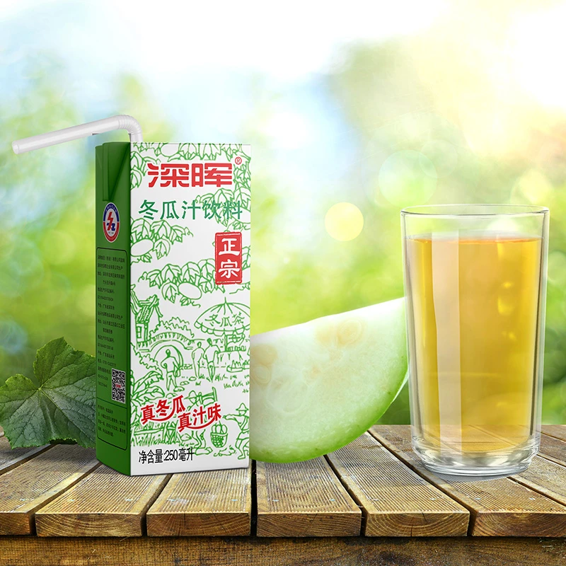 深晖冬瓜茶饮料冬瓜汁解渴冬瓜水清爽24瓶清凉冬瓜茶饮料饮品批发