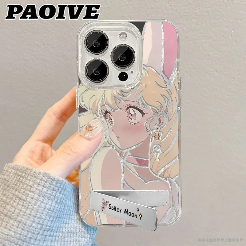 水冰月适用于创意可爱萌苹果16华为一加oppo小米手机防摔壳Paoive