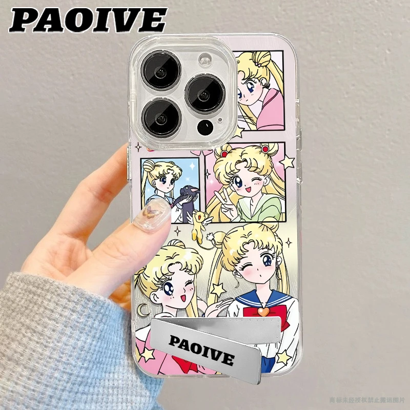 美少女水冰月适用于创意苹果16华为一加OPPO小米手机防摔壳Paoive