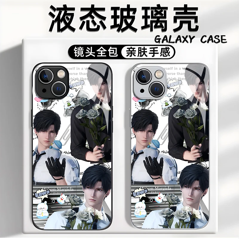 黎深拼贴适用创意小众苹果16华为荣耀小米vivoX200玻璃防摔手机壳