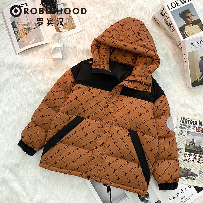 【丽公主专属】罗宾汉休闲时尚情侣男女同款短款羽绒服-R228Y5353