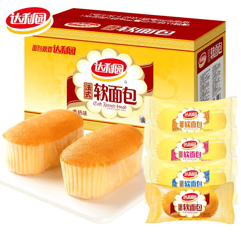 利园法式软面包整早餐蛋糕零食充饥夜宵速食小吃懒人休闲食品笋0g