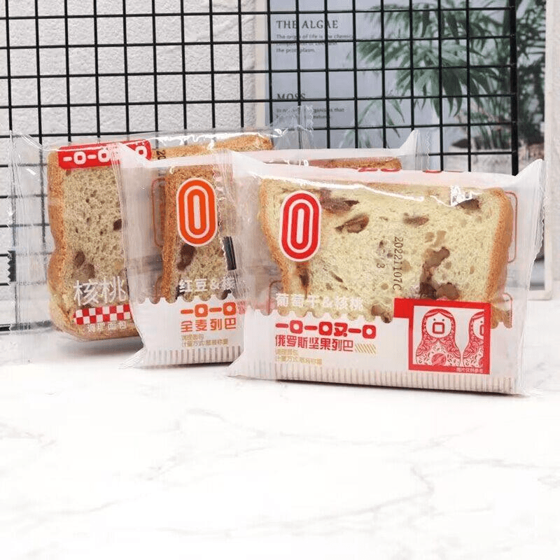 囧仙子 口一口又一口俄罗斯坚果列巴面包整全麦列巴葡萄干红豆核桃仁笋1g