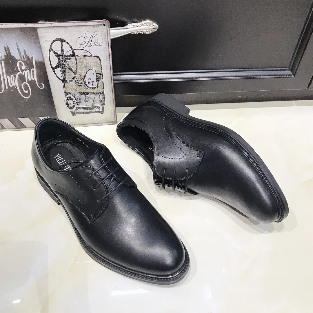 新款商务正装真皮男士英伦韩版尖头新郎结婚鞋