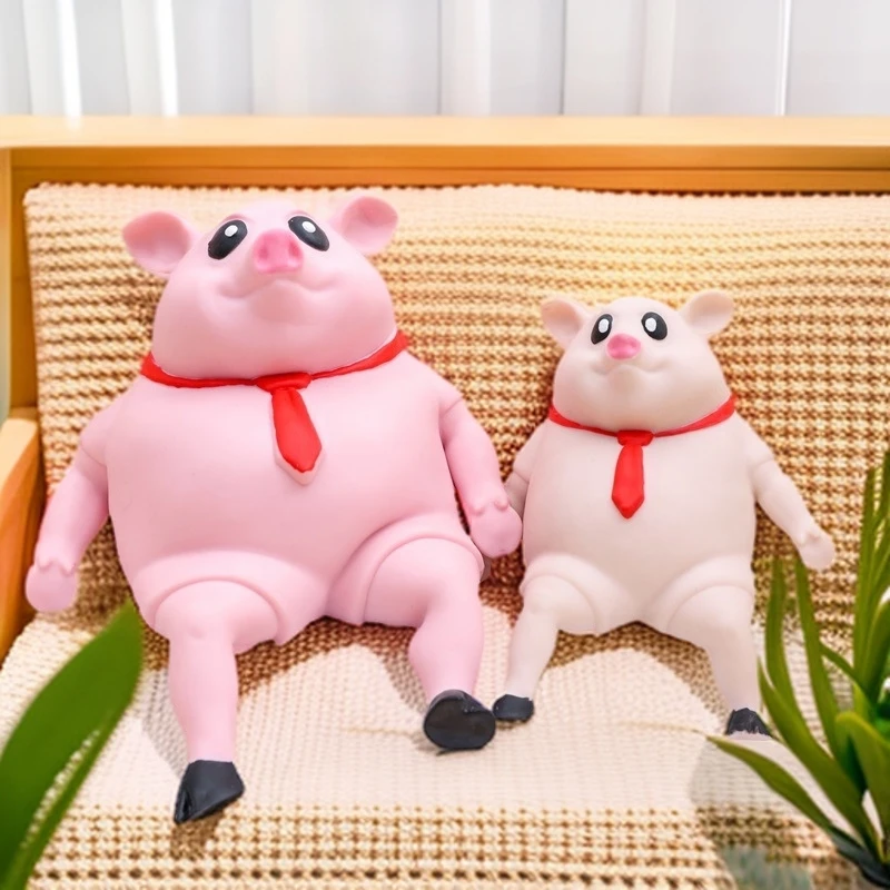 达人粉皮猪捏捏乐解压玩具舒适加厚逼真多种按压设计【达人链接】