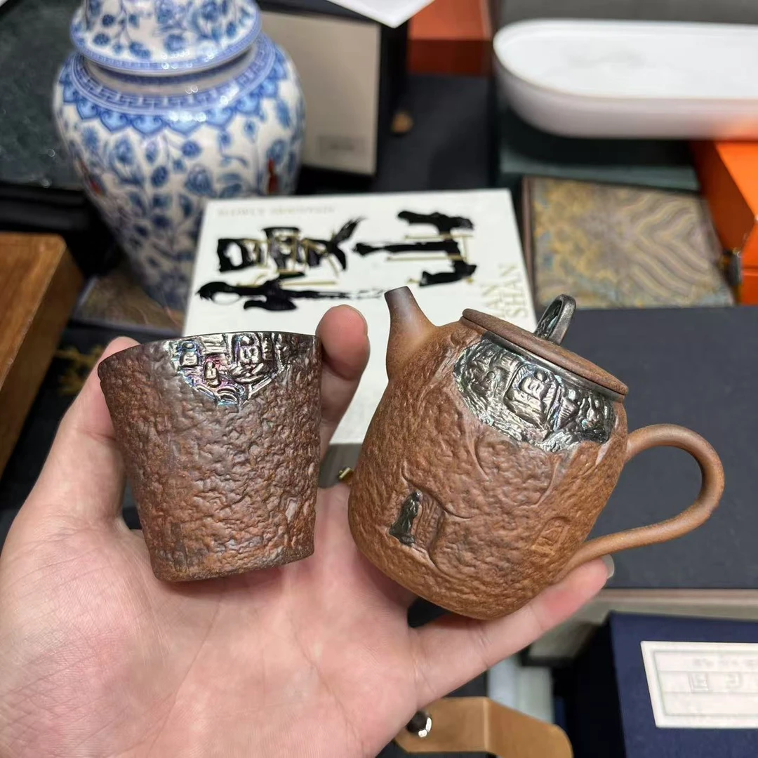 【闪购商品】慢山-藏经壶加主人杯gh1701+gh2038